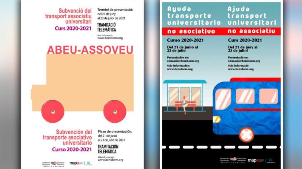 Se abre el plazo para la solicitud de ayudas al transporte universitario