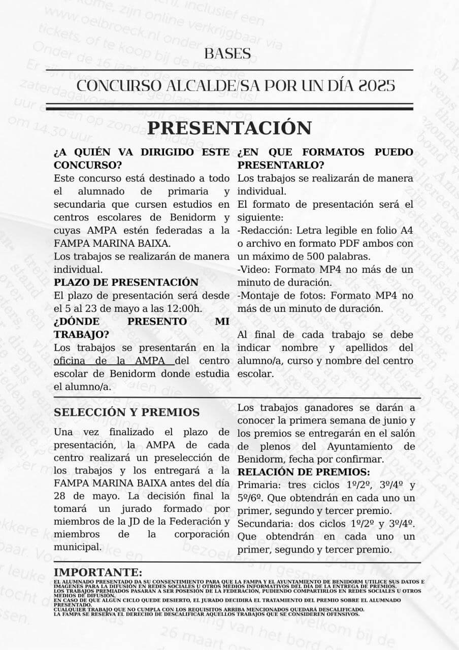 Alcalde-sa por un día